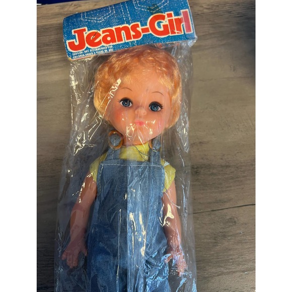 Vintage Blue Jeans Doll Made in Hong Kong - NIP - Picture 5 of 7